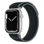 xDfind Zweiteiliges Nylon-Armband mit Schlaufe, für Apple Watch 46 mm / 49 mm / 45 mm / 44 mm, für Apple Watch 42 mm / 41 mm / 40 mm / 38 mm