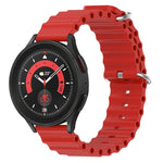xDfind Ocean Style Silicone Solid Color Watch Band, 20mm, 22mm