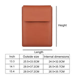 PU05 Lederhülle Tragetasche, für 13,3 Zoll Laptop, für 14,1 Zoll Laptop, für 15,4 Zoll Laptop