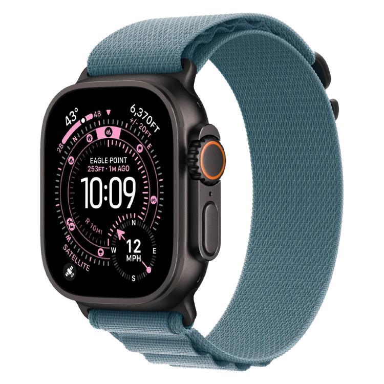 xDfind Aline Nylon Loop Uhrenarmband, für Apple Watch 46 mm / 49 mm / 45 mm / 44 mm, für Apple Watch 42 mm / 41 mm / 40 mm / 38 mm