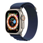 xDfind Aline Nylon Loop Uhrenarmband, für Apple Watch 46 mm / 49 mm / 45 mm / 44 mm, für Apple Watch 42 mm / 41 mm / 40 mm / 38 mm