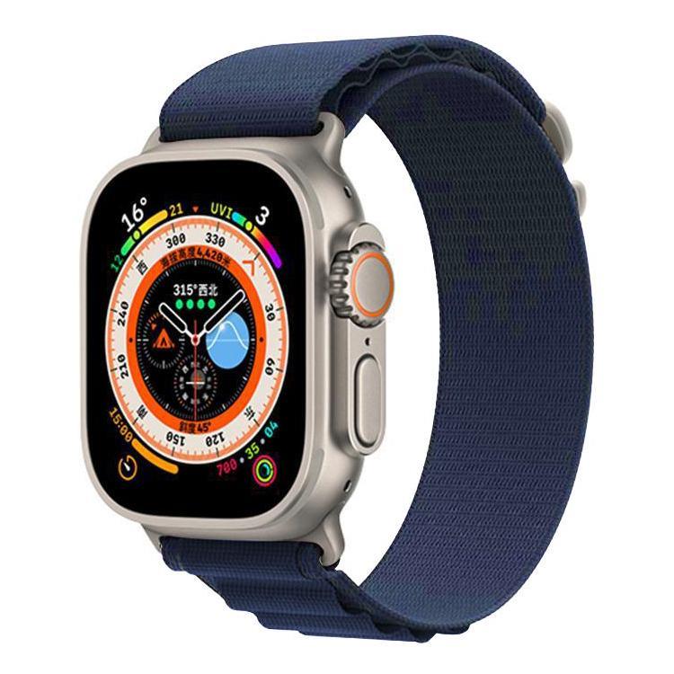 xDfind Aline Nylon Loop Uhrenarmband, für Apple Watch 46 mm / 49 mm / 45 mm / 44 mm, für Apple Watch 42 mm / 41 mm / 40 mm / 38 mm