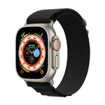 xDfind Aline Nylon Loop Uhrenarmband, für Apple Watch 46 mm / 49 mm / 45 mm / 44 mm, für Apple Watch 42 mm / 41 mm / 40 mm / 38 mm