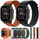 xDfind Aline Nylon Loop Uhrenarmband, für Apple Watch 46 mm / 49 mm / 45 mm / 44 mm, für Apple Watch 42 mm / 41 mm / 40 mm / 38 mm