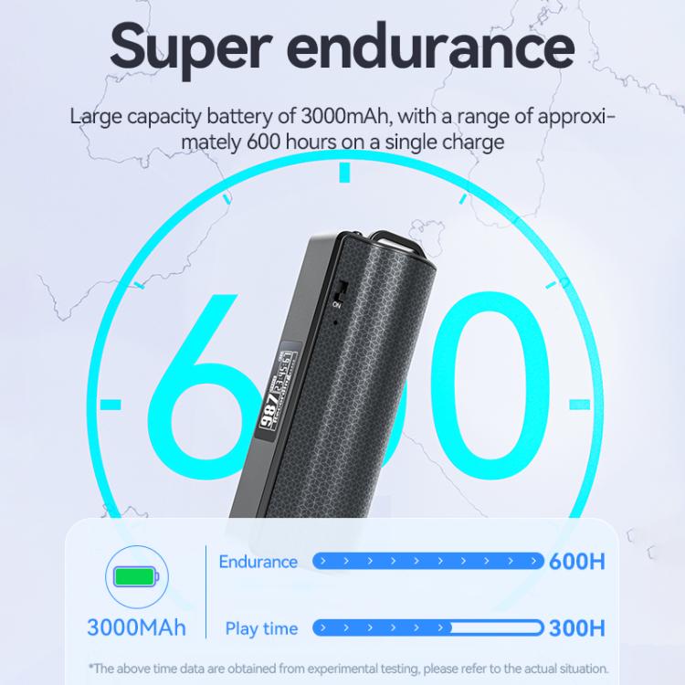 JNN Q70P OLED Display Magnetische Rauschunterdrückung Sprachaufnahme Stift unterstützt APP-Steuerung, 8GB, 16GB, 32GB, 64GB, 128GB