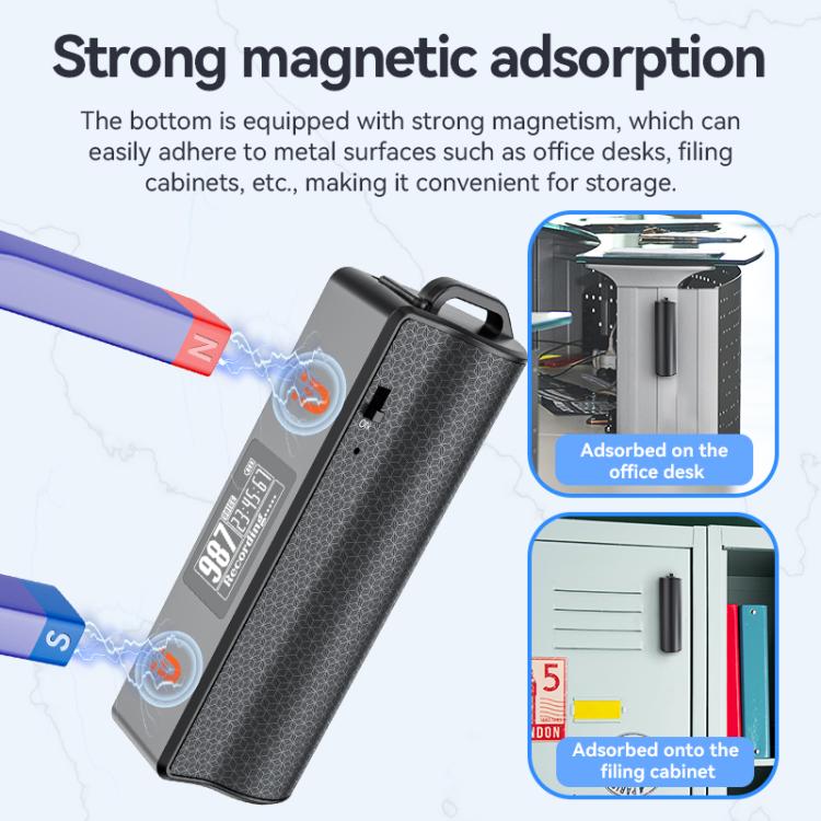 JNN Q70P OLED Display Magnetische Rauschunterdrückung Sprachaufnahme Stift unterstützt APP-Steuerung, 8GB, 16GB, 32GB, 64GB, 128GB