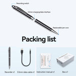 JNN Q90A Smart AI Sprachaufnahmestift unterstützt APP-Steuerung, 8 GB, 16 GB, 32 GB, 64 GB, 128 GB