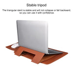 PU05 Lederhülle Tragetasche mit kleinem Aufbewahrungsbeutel, für 13,3 Zoll Laptop, für 14,1 Zoll Laptop, für 15,4 Zoll Laptop