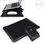PU05 Lederhülle Tragetasche mit kleinem Aufbewahrungsbeutel, für 13,3 Zoll Laptop, für 14,1 Zoll Laptop, für 15,4 Zoll Laptop