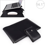 PU05 Lederhülle Tragetasche mit kleinem Aufbewahrungsbeutel, für 13,3 Zoll Laptop, für 14,1 Zoll Laptop, für 15,4 Zoll Laptop