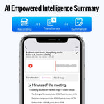 JNN A6 Tragbarer intelligenter magnetischer KI-Recorder mit APP-Steuerung, 8 GB, 16 GB, 32 GB, 64 GB, 128 GB