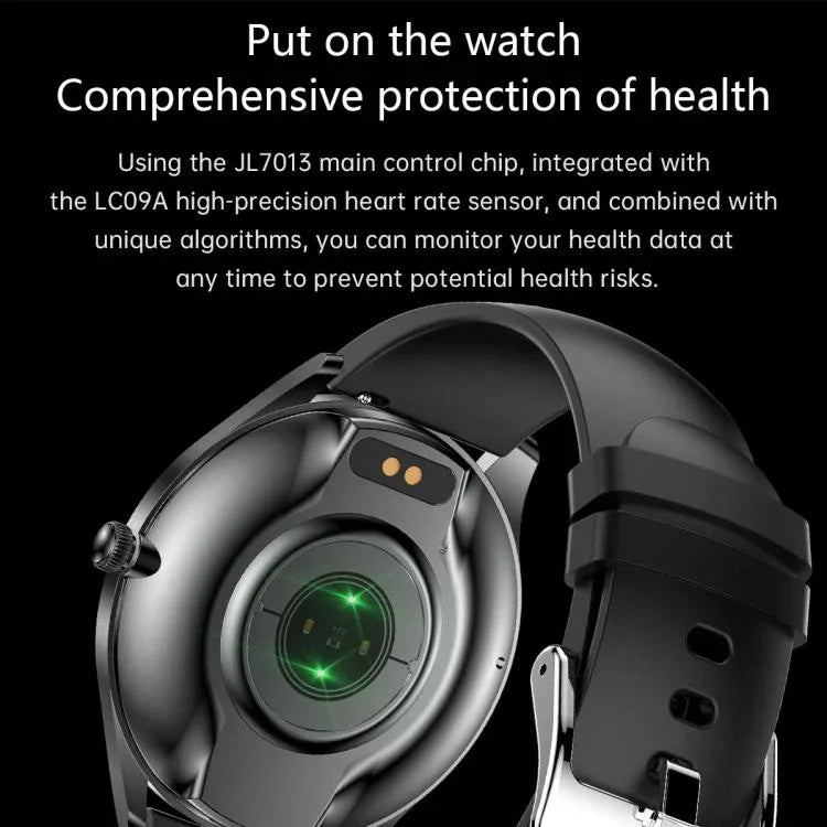 H77 1,43 Zoll AMOLED-Display Gesundheits- und Fitness-Smartwatch IP67 wasserdicht unterstützt Bluetooth-Anrufe