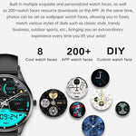 H77 1,43 Zoll AMOLED-Display Gesundheits- und Fitness-Smartwatch IP67 wasserdicht unterstützt Bluetooth-Anrufe