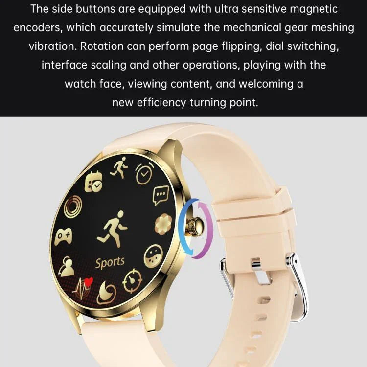 H77 1,43 Zoll AMOLED-Display Gesundheits- und Fitness-Smartwatch IP67 wasserdicht unterstützt Bluetooth-Anrufe