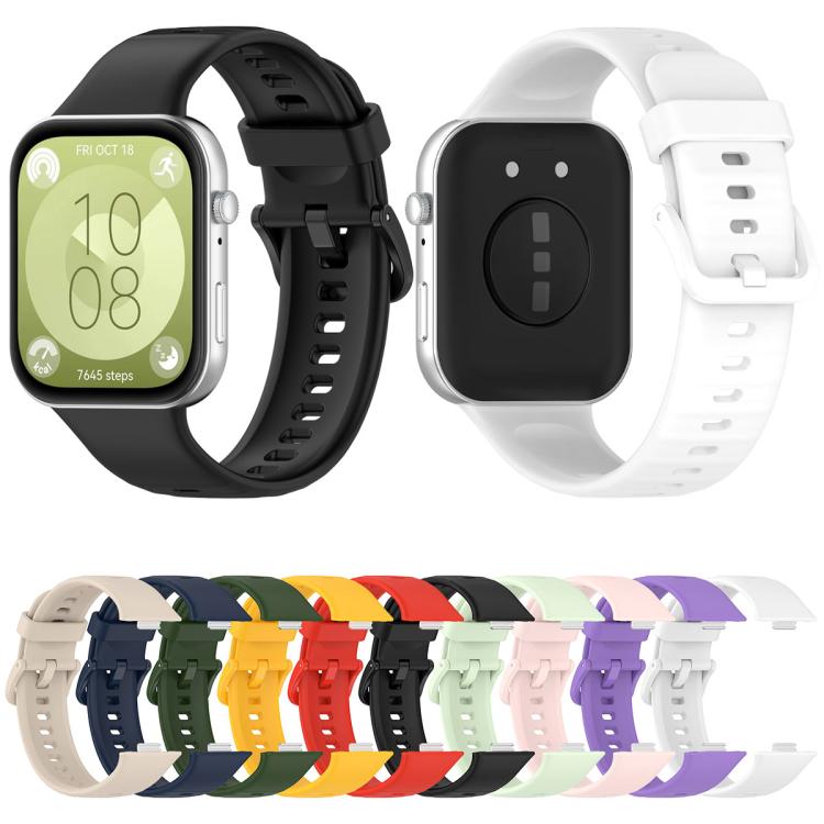 xDfind Colorful Buckle Silicone Sports Watch Band, For Huawei Watch Fit 5 / Fit 5 Pro