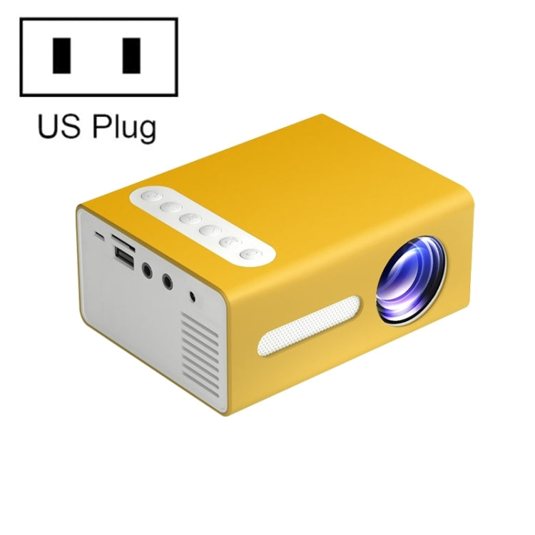 T300 25ANSI LED Tragbarer Heim-Multimedia-Spielprojektor, US-Stecker