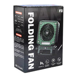 F3 Solarbetriebener USB-Lade-Ventilator mit Campinglicht