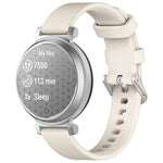 xDfind Quick Release Silver Buckle Silicone Watch Band Wristband, For Garmin Lily 2