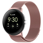 xDfind Milanaise-Metallarmband mit Magnetverschluss, für Google Pixel Watch 4 / Watch 3 (45 mm) und Google Pixel Watch 4 / 3 / 2 / 1 (41 mm)