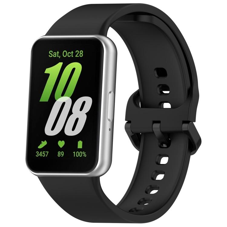 xDfind Silikon-Uhrenarmband mit einfarbiger Schnalle, passend für Samsung Galaxy Fit3 SM-R390