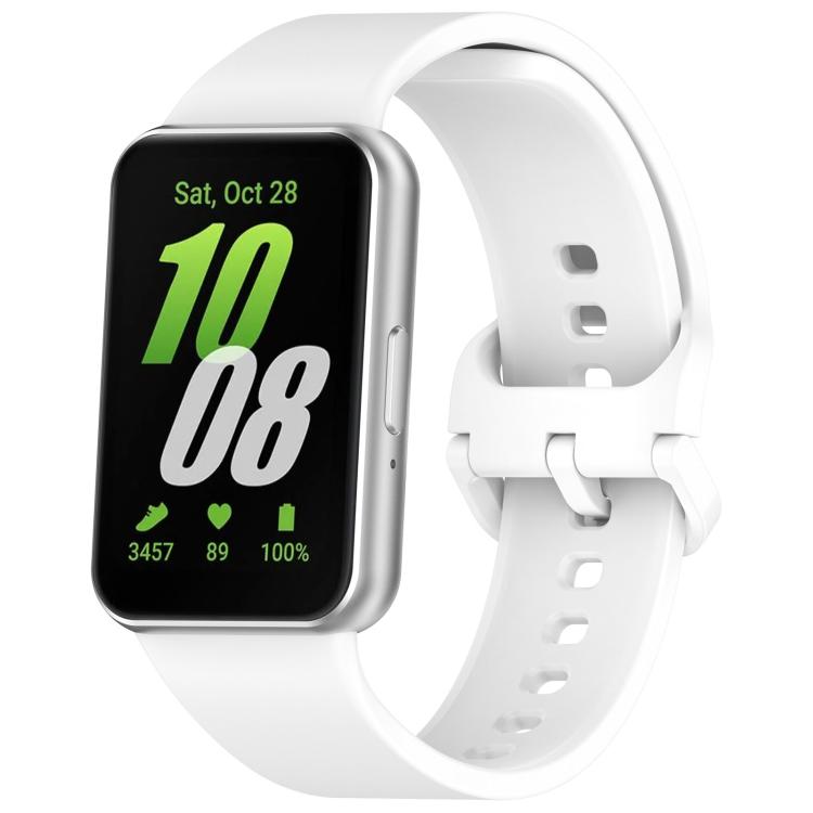 xDfind Silikon-Uhrenarmband mit einfarbiger Schnalle, passend für Samsung Galaxy Fit3 SM-R390