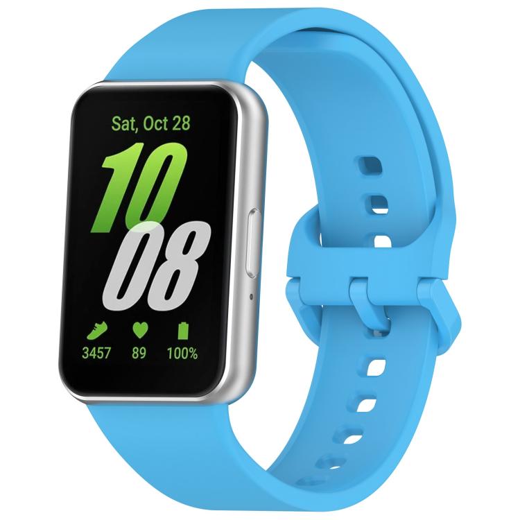 xDfind Silikon-Uhrenarmband mit einfarbiger Schnalle, passend für Samsung Galaxy Fit3 SM-R390