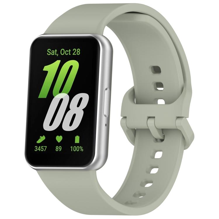 xDfind Silikon-Uhrenarmband mit einfarbiger Schnalle, passend für Samsung Galaxy Fit3 SM-R390