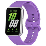 xDfind Silikon-Uhrenarmband mit einfarbiger Schnalle, passend für Samsung Galaxy Fit3 SM-R390