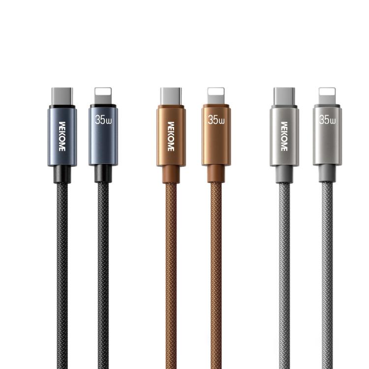 WK WDC-65 PD35W Typ-C auf 8 Pin Schnelllade-Datenkabel, Länge: 1,2 m, WDC-65