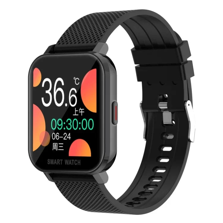 Smartwatch mit 1,54-Zoll-TFT-Bildschirm, IP67 wasserdicht, Business-Sport-Smartwatch mit Silikonstreifen, unterstützt Schlafüberwachung, Herzfrequenzmessung und Blutdruckmessung.