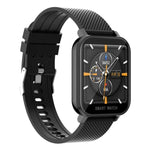 Smartwatch mit 1,54-Zoll-TFT-Bildschirm, IP67 wasserdicht, Business-Sport-Smartwatch mit Silikonstreifen, unterstützt Schlafüberwachung, Herzfrequenzmessung und Blutdruckmessung.