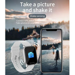Smartwatch mit 1,54-Zoll-TFT-Bildschirm, IP67 wasserdicht, Business-Sport-Smartwatch mit Silikonstreifen, unterstützt Schlafüberwachung, Herzfrequenzmessung und Blutdruckmessung.