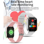 Smartwatch mit 1,54-Zoll-TFT-Bildschirm, IP67 wasserdicht, Business-Sport-Smartwatch mit Silikonstreifen, unterstützt Schlafüberwachung, Herzfrequenzmessung und Blutdruckmessung.