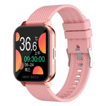 Smartwatch mit 1,54-Zoll-TFT-Bildschirm, IP67 wasserdicht, Business-Sport-Smartwatch mit Silikonstreifen, unterstützt Schlafüberwachung, Herzfrequenzmessung und Blutdruckmessung.