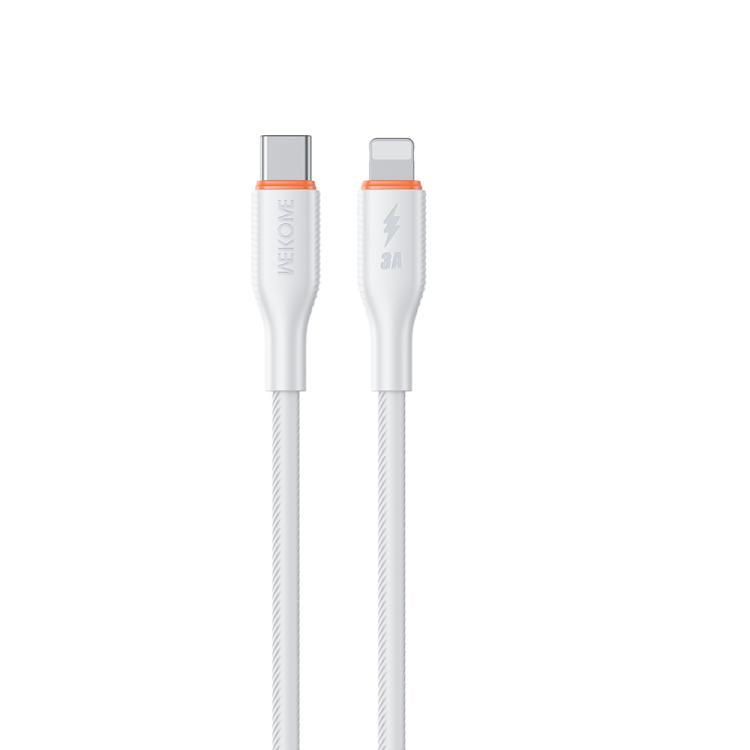 WK WDC-92 PD27W Typ-C auf 8-Pin Silikon-Datenkabel, Länge: 1,2m, WDC-92