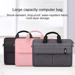 ST08 Handgepäck-Aktentasche Tragetasche ohne Schultergurt, für 13,3 Zoll Laptop, für 14,1 Zoll Laptop, für 15,4 Zoll Laptop, für 15,6 Zoll Laptop