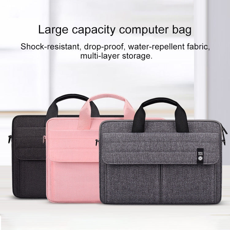 ST08 Handgepäck-Aktentasche Tragetasche ohne Schultergurt, für 13,3 Zoll Laptop, für 14,1 Zoll Laptop, für 15,4 Zoll Laptop, für 15,6 Zoll Laptop