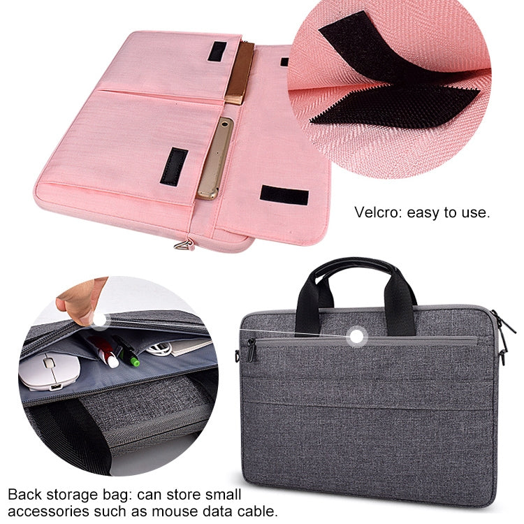ST08 Handgepäck-Aktentasche Tragetasche ohne Schultergurt, für 13,3 Zoll Laptop, für 14,1 Zoll Laptop, für 15,4 Zoll Laptop, für 15,6 Zoll Laptop