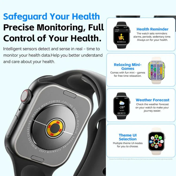 WK WH-08 Dreamer S Smartwatch, 2,01-Zoll-Bildschirm, unterstützt Bluetooth-Anrufe