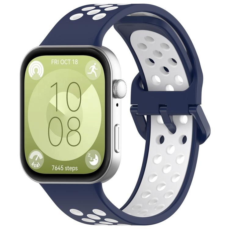 xDfind Two Color Silicone Sports Watch Band, For Huawei Watch Fit 5 / Fit 5 Pro / Fit 4