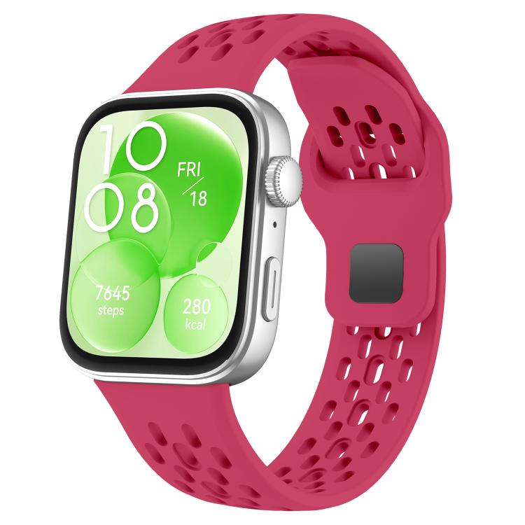 xDfind Mesh Reverse Buckle Silicone Watch Band, For Huawei Watch Fit 5 / Fit 5 Pro / Fit 4