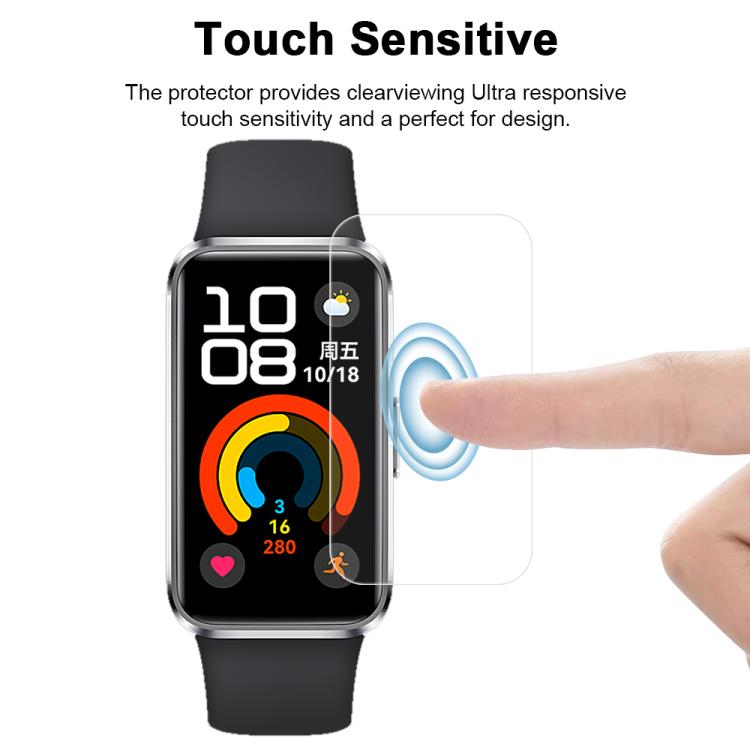 5pcs xDfind Soft Hydrogel Film Full Cover Front Protector, For Huawei Band 10 NFC, For Huawei Band 10, For Huawei Watch Fit 3, For Huawei Band 9 NFC, For Huawei Band 9, For Huawei Band 8, For Huawei Band 8 NFC