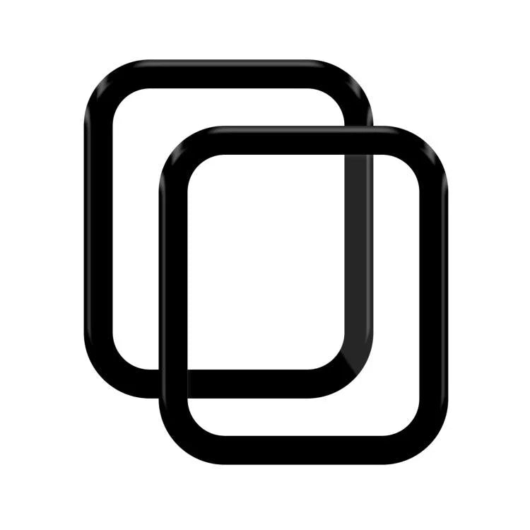 2 Stück xDfind Gebogene 3D-Schutzfolie aus weichem Verbundmaterial, passend für Apple Watch Series 6, SE, 5 und 4 (44 mm), Apple Watch Series 6, SE, 5 und 4 (40 mm), Apple Watch Series 11/10 (46 mm) und Apple Watch Ultra 3/2/1 (49 mm)...