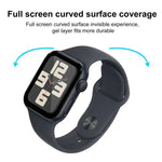 2 Stück xDfind Gebogene 3D-Schutzfolie aus weichem Verbundmaterial, passend für Apple Watch Series 6, SE, 5 und 4 (44 mm), Apple Watch Series 6, SE, 5 und 4 (40 mm), Apple Watch Series 11/10 (46 mm) und Apple Watch Ultra 3/2/1 (49 mm)...