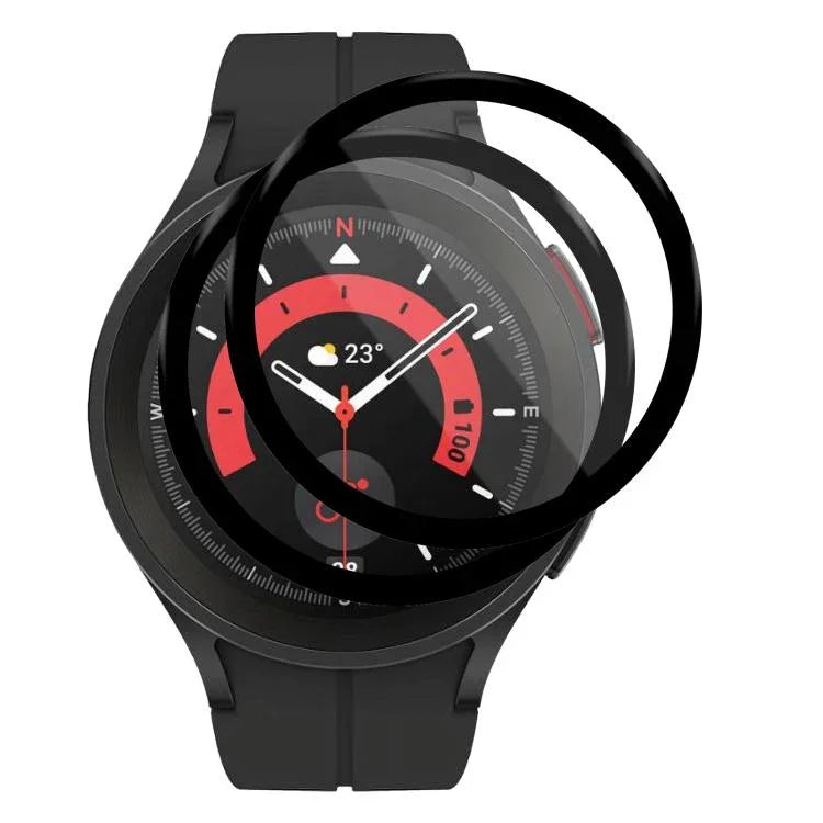 2 Stück xDfind gebogener 3D Verbundmaterial Weichfilm Displayschutz, Für Samsung Galaxy Watch Ultra / Ultra 2025, Für Samsung Galaxy Watch8 Classic 46mm, Für Samsung Galaxy Watch8 44mm, Für Samsung Galaxy Watch8 40mm, Für Samsung Galaxy Watch7 44mm