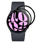 2 Stück xDfind gebogener 3D Verbundmaterial Weichfilm Displayschutz, Für Samsung Galaxy Watch Ultra / Ultra 2025, Für Samsung Galaxy Watch8 Classic 46mm, Für Samsung Galaxy Watch8 44mm, Für Samsung Galaxy Watch8 40mm, Für Samsung Galaxy Watch7 44mm