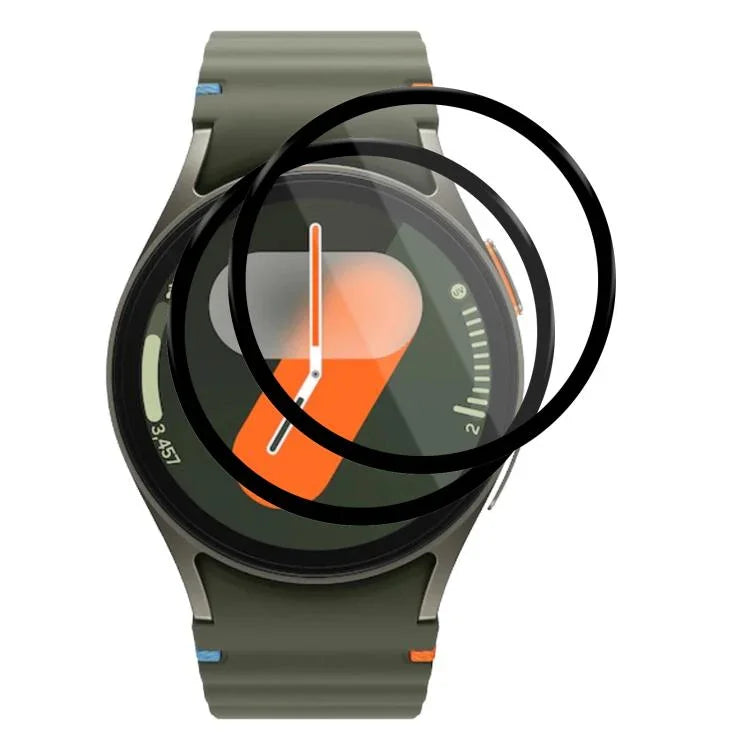 2 Stück xDfind gebogener 3D Verbundmaterial Weichfilm Displayschutz, Für Samsung Galaxy Watch Ultra / Ultra 2025, Für Samsung Galaxy Watch8 Classic 46mm, Für Samsung Galaxy Watch8 44mm, Für Samsung Galaxy Watch8 40mm, Für Samsung Galaxy Watch7 44mm