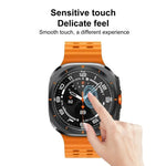 2 Stück xDfind gebogener 3D Verbundmaterial Weichfilm Displayschutz, Für Samsung Galaxy Watch Ultra / Ultra 2025, Für Samsung Galaxy Watch8 Classic 46mm, Für Samsung Galaxy Watch8 44mm, Für Samsung Galaxy Watch8 40mm, Für Samsung Galaxy Watch7 44mm