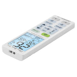 CHUNGHOP K-3302E Universal-Fernbedienung für Klimaanlagen mit Taschenlampe und LCD-Hintergrundbeleuchtung, K-3302E