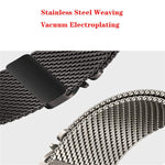 xDfind Milanaise-Armband aus Edelstahl mit Regenschirmschnalle, passend für Apple Watch 46 mm / 49 mm / 45 mm / 44 mm